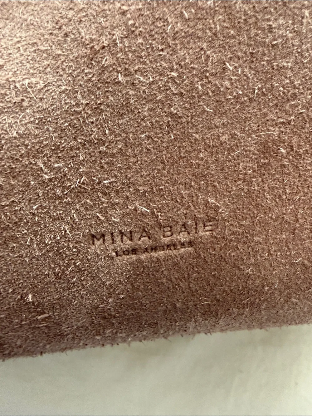 Mina baie full size suede Harlow